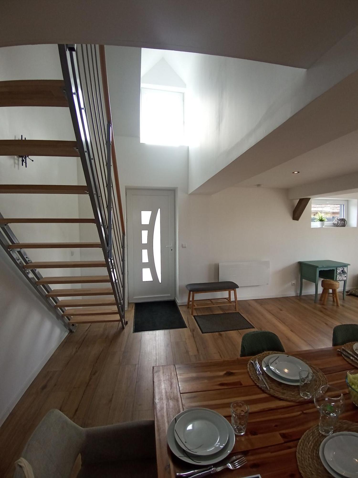 Maison Familiale A La Campagne La Chapelle-du-Bourgay Zimmer foto